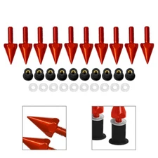 10x Red Windscreen Windshield Motorcycle Spike Bolts 5MM Wind Screen Bolt Screw