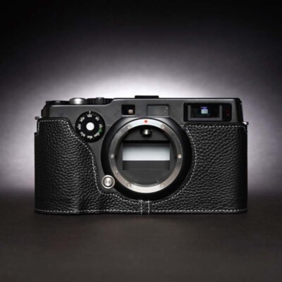 Genuine Leather Half Camera Case Cover For Hasselblad XPAN II Fujifilm TX-2 TX-1