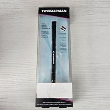 Tweezerman Professional Shaping Brow Brush - Black - Use With Brow Gel Or Serum
