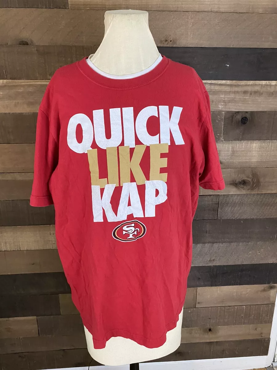 Intimidatie Primitief Metalen lijn Nike San Francisco 49ers Colin Kaepernick Shirt Mens Medium Quick Like Kap  | eBay