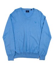 Gant Classic V Neck Jumper Size L