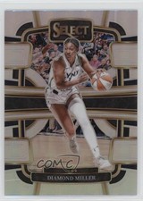 2024 Panini Select WNBA Concourse Silver Prizm Diamond Miller #25 11nq