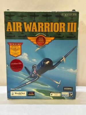 Air Warrior III PC Windows 95 CD-ROM Video Game Simulation Multiplayer