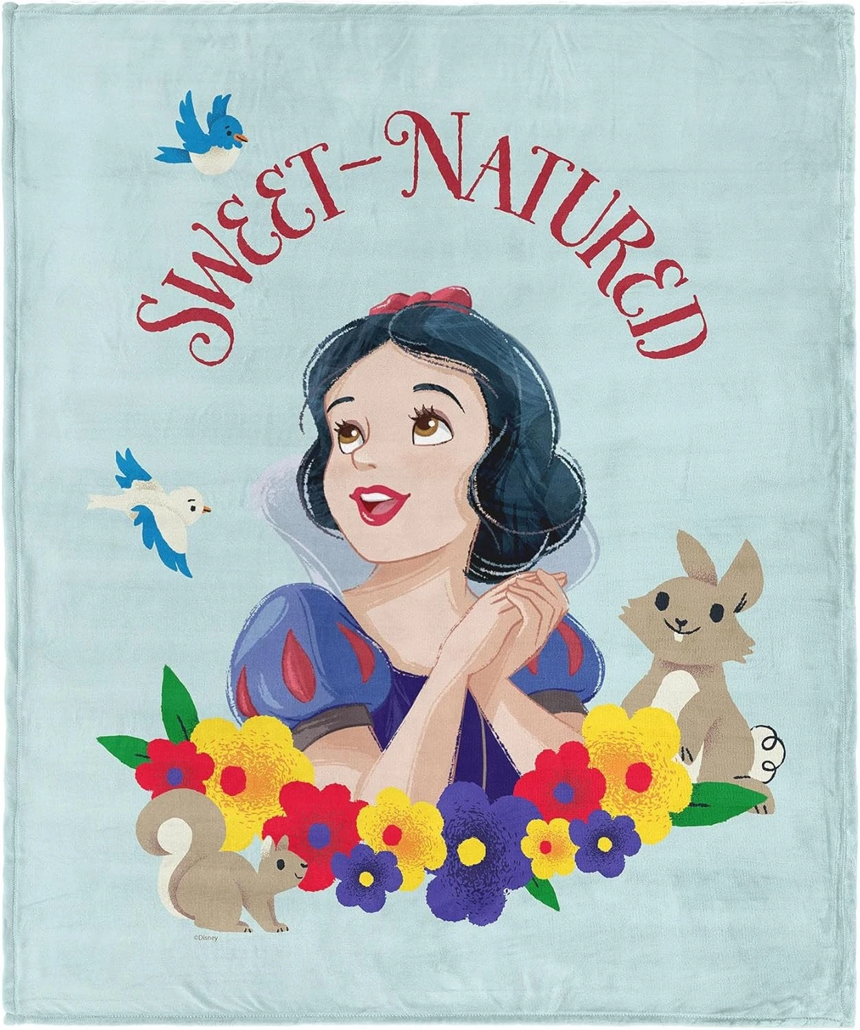 Disney Snow White Sweet Natured DisneyFriends Fleece Blanket