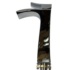 Signature Hardware 447934 Vilamonte Single Handle Vessel Bathroom Faucet -Chrome