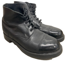 Ammo Parade Boots 9M Leather Upper Leather Sole Metal Studs Genuine Army Issue