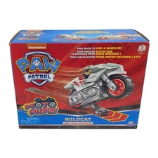 Paw Patrol Wildcat Moto Pups Vehicle and Figure Deluxe Motorcycle Wild Cat Pack