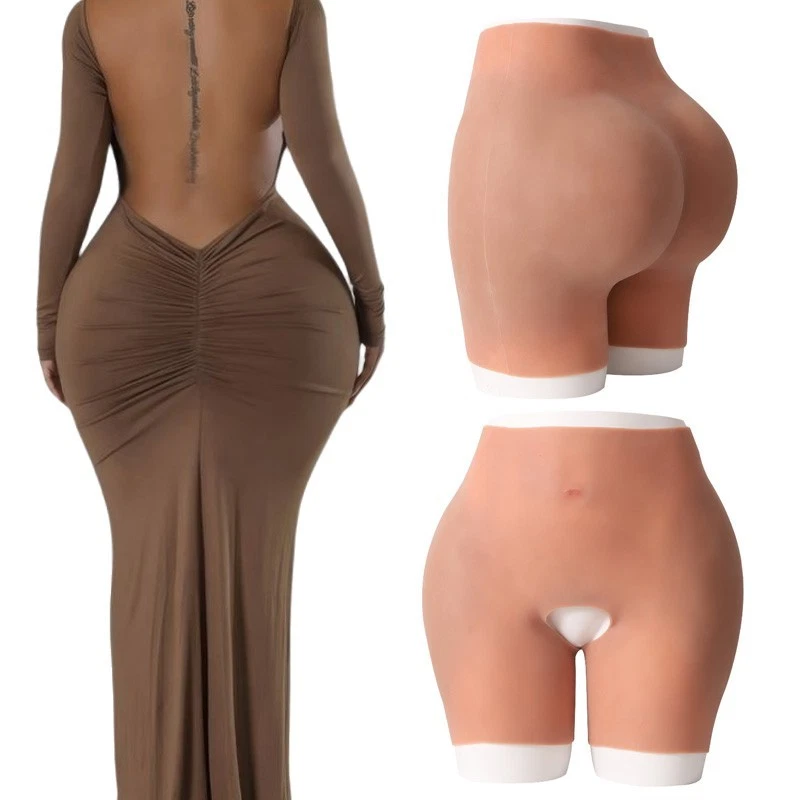 Almofadas de silicone realistas para realçar nádegas e quadris cintura alta modelador - Imagem 2 de 4