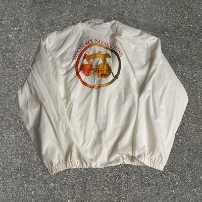 Rare Miami Sound Machine 90's Sportsmaster printed Logo Back Windbreaker Jacket 