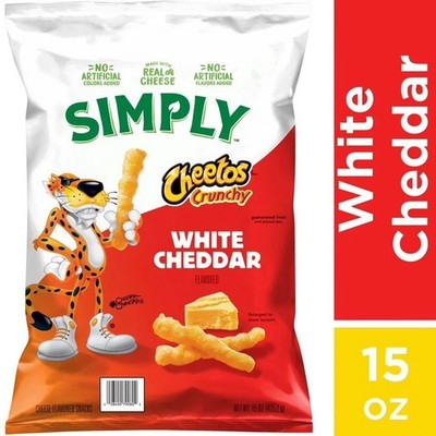 Simply Cheetos White Cheddar Cheese Snacks, 15 oz.