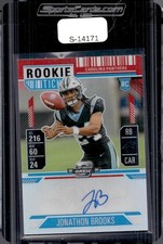 2024 Panini Contenders Optic #114 Jonathon Brooks Red #/175