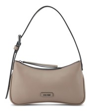  79. Nine West Adlee Medium Shoulder Bag Dark Mushroom Gunmetal