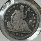 1838 H10c Seated Liberty Half Dime ** H9862