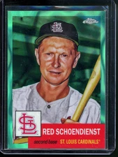 2022 Platinum Anniversary Red Schoendienst Aqua Lava Refractor #/299
