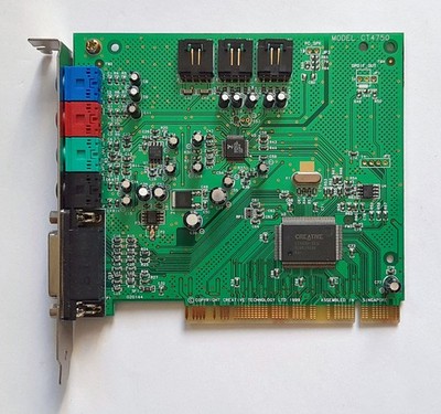 Creative Labs Sound Blaster CT4750 4.0 PCI Midi Game Port