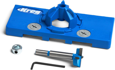 Kreg Concealed Hinge Jig - Adjustable Cup Drilling Tool for Cabinets