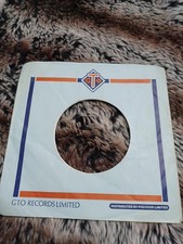 Vintage GTO Company Record Sleeve 45rpm Original