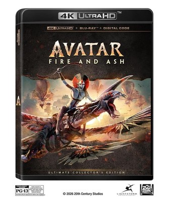 Avatar: Fire And Ash (4K UHD + Digital) NEW