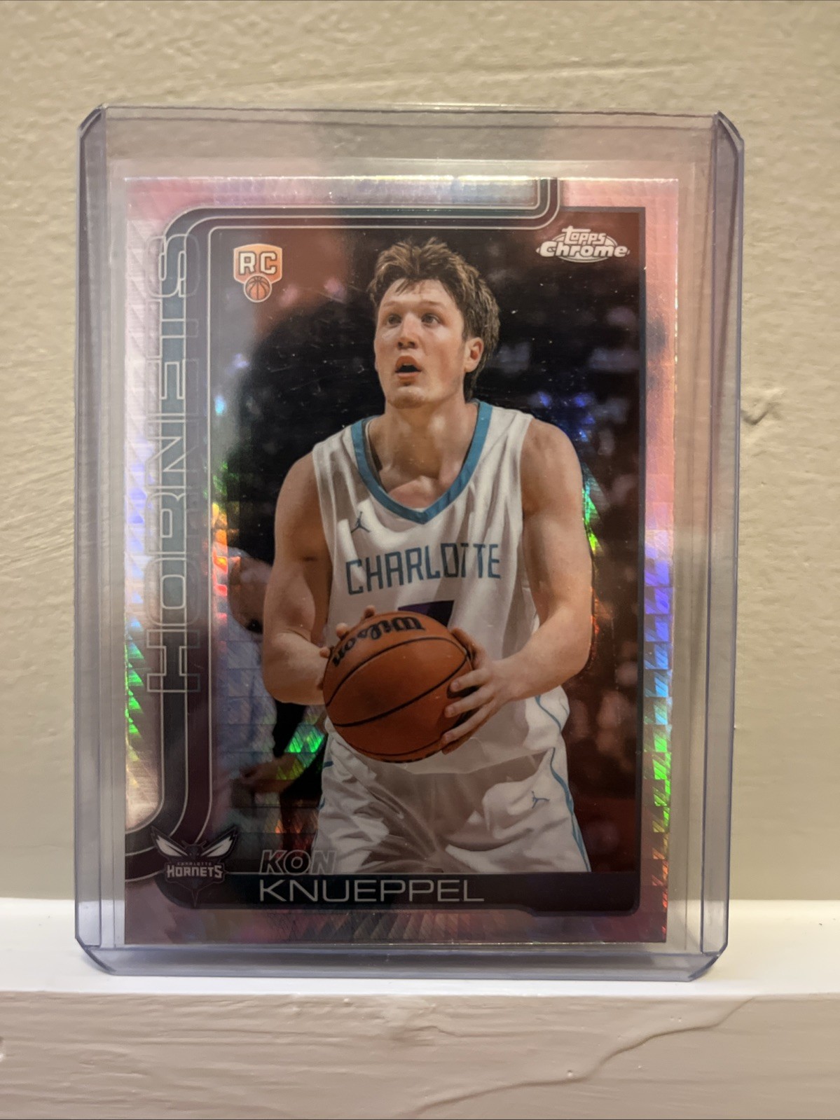 2025-26 Topps Chrome - Kon Knueppel #254 Prism Refractor RC