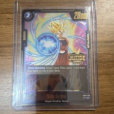 FB03-036 Foil Son Goku Judge Promo Dragon Ball Super Card Game 20000 Power
