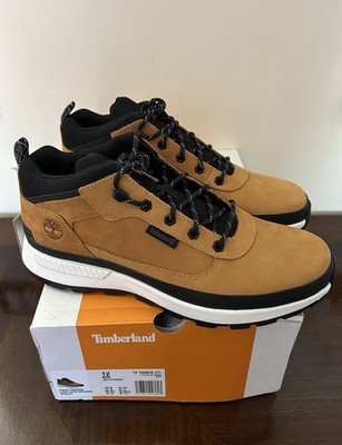 Timberland Field Trekker Hiking Wheat Leather Shoes Mens Size 12