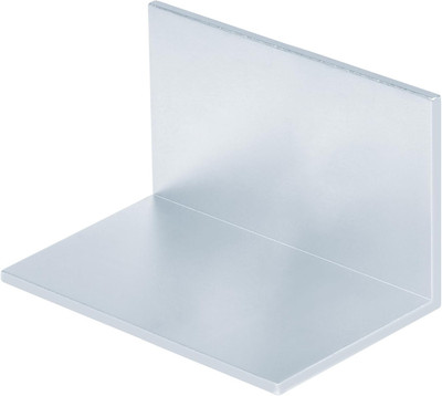 2 Pack Aluminum L Shape Angle Bracket 5-7/8'' X 3-1/2'' Equal Leg Aluminum Profile