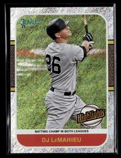 DJ LeMahieu - 2021 Panini Donruss Highlights Rapture #HI5 New York Yankees