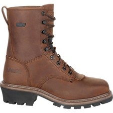 Rocky Square Toe Logger Waterproof Work Boot RKK0276 - Durable Men's Boots
