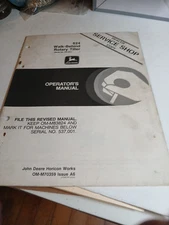 Operators Manual 624 Walk Behind Rotary Tiller OM-M70359