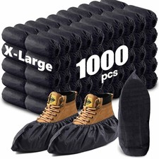 1000 Pack Disposable Shoe Covers, X-Large Non Slip Shoe Booties for Indoors, ...