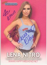 Lena Nitro   Autogramm