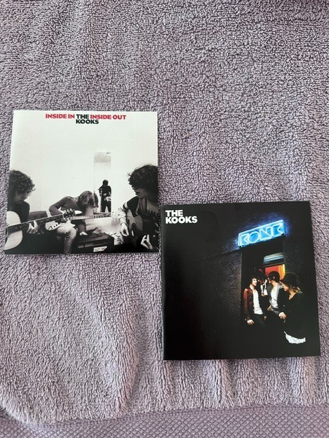 The Kooks 2 CDs - Inside In Inside Out and Konk Custom Bundle 2 at 1 price