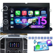 64G Android15 Car Stereo Radio Carplay GPS Navi For 2004-2014 FORD F150/250/350