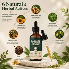 2026 NEW Parasite Cleanse Drops For Dogs, Six Natural Herbal Actives 60ml