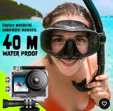 4K Waterproof Underwater 40M Action Camera