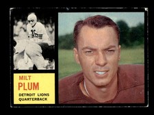 1962 Topps #50 Milt Plum VGEX X3699648