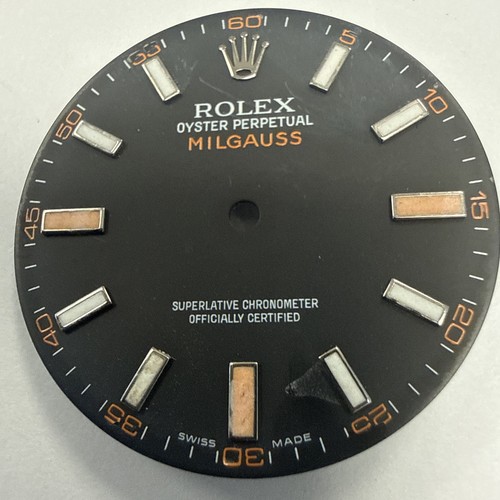 Rolex Black 116400 Milgauss Dial Not Perfect Has Issues See Pics