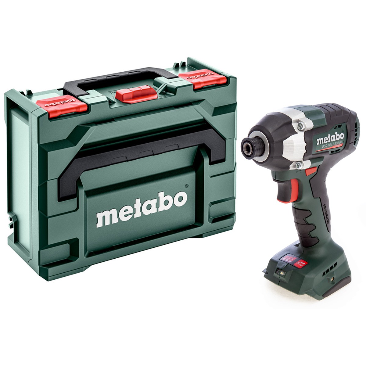 Metabo SSD 18 LT 200 BL Cordless Brushless 1/4"" Impact Driver With Metabox | ...