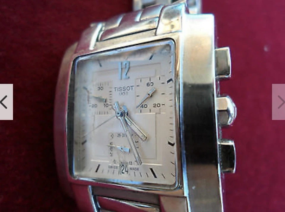 Tissot Vintage Tank Chrono Swiss Made Men's Watch L875/975 - Image 4 of 4