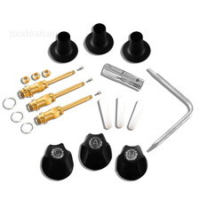 Bathtub and Shower 3 Handle Tub Trim Set For Price Pfister Matte Black