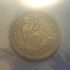1856 Seated Liberty Quarter Silver 25C United States Coin Circulated Uncertified
