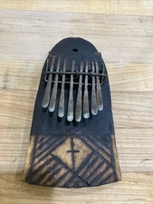 Mbira Kalimba African Thumb Piano Percussion Instrument Kenya Music Musical Vtg