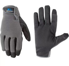 Wells Lamont Work Gloves Touchscreen Tech Gray/Black 7704 XL. New