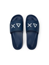 Sun68 Men's Slippers Slippers Logo Navy Blue - X36110-07