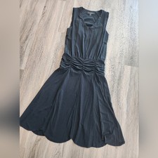 Vintage Nicole Miller Elegant Sleeveless Midnight Cocktail Dress