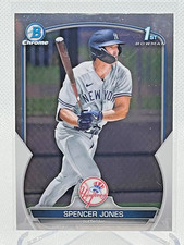 2023 1st Bowman Chrome SPENCER JONES Rookie Card #BCP-139 Prospects Yankees RC
