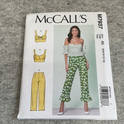 McCall's M7937 Tops & Pants Pattern Misses Sz 6-14