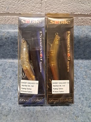 2 Sebile Ghost Walker 110 Surface Walker 3/4oz Patrick Sebile Design Pre Berkley