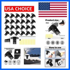 25 Pcs Snow Guards, Stainless Steel Roofs Snow Stops, Prevent Sliding Ice Sto...