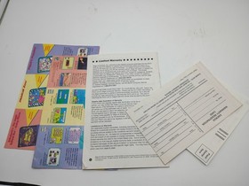 Vintage 1994 Sega Pico Kids Console System Paperwork Crayola Mickey Games LOT